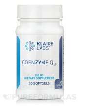 Klaire Labs SFI, CoEnzyme Q10 100 mg, Коензим Q-10, 30 капсул