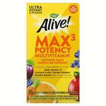 Nature's Way, Мультивитамины, Alive! Max3 Potency, 60 таблеток
