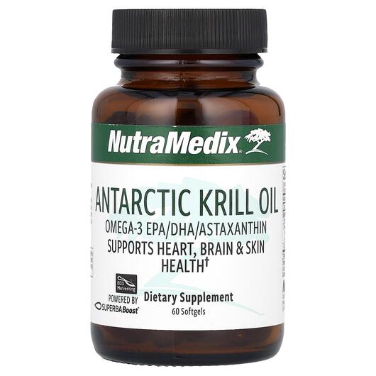 Основное фото товара Масло Антарктического Криля, Antarctic Krill Oil, 60 капсул