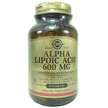 Фото товара Solgar, Альфа-липоевая кислота 600 мг, Alpha Lipoic Acid, 50 т...