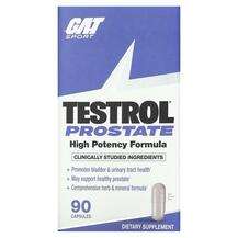 GAT, Поддержка простаты, Sport Testrol Prostate, 90 капсул