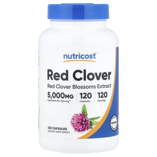 Основное фото товара Nutricost, Гвоздика, Red Clover, 120 капсул