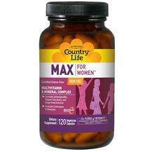 Country Life, Max for Women Multivitamin & Mineral Complex...