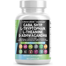 GABA 750 mg 5-HTP 200 mg L-Tryptophan 500 mg L-Theanine -