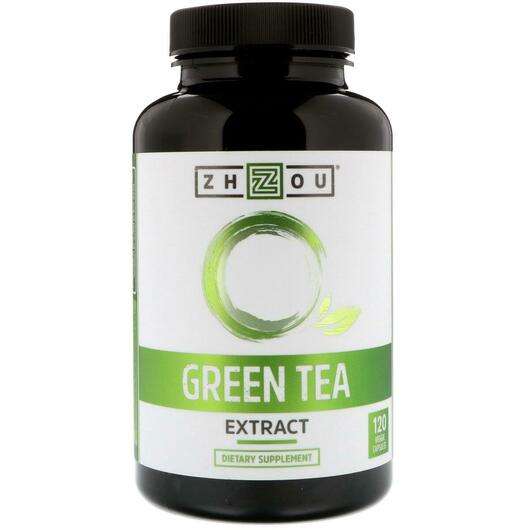 Основне фото товара Zhou Nutrition, Green Tea Extract, Екстракт Зеленого Чаю, 120 ...