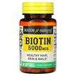 Фото товару Mason, Biotin 5000 mcg, Вітамін B7 Біотин, 60 капсул