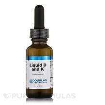 Douglas Laboratories, Liquid D and K, Ликвид Д  и К, 30 мл
