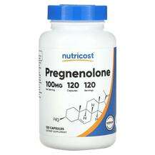 Nutricost, Прегненолон, Pregnenolone 100 mg, 120 капсул
