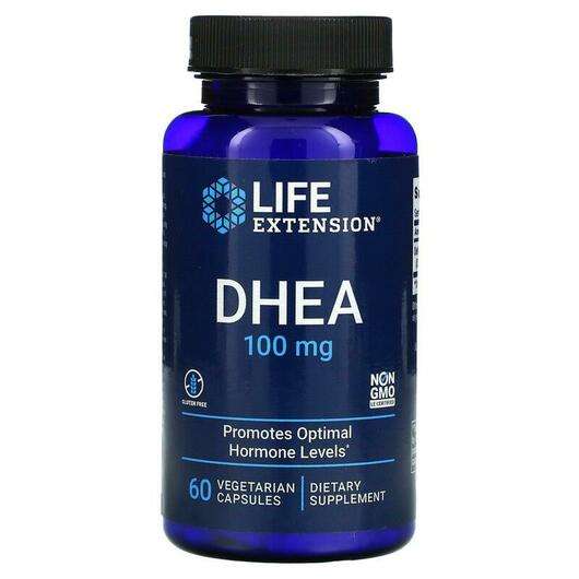 Основне фото товара Life Extension, DHEA 100 mg, ДГЕА 100 мг, 60 капсул
