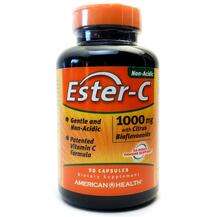 Ester-C 1000 mg, Естер С з Біофлавоноїдами, 90 капсул