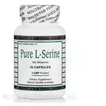 Montiff, Pure L-Serine 500 mg, L-Серин, 50 капсул