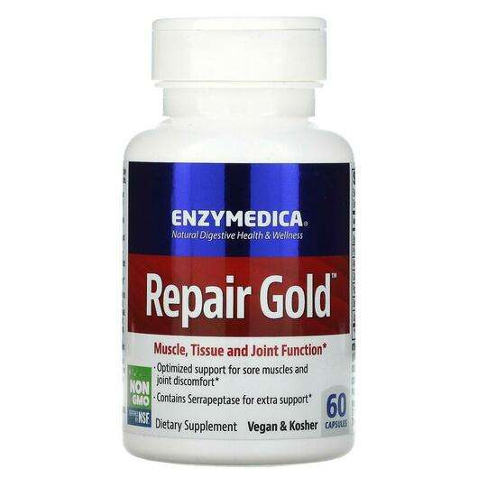 Основне фото товара Enzymedica, Repair Gold, Відновлення м'язів, 60 капсул
