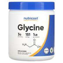 Nutricost, L-Глицин, Glycine Unflavored, 454 г