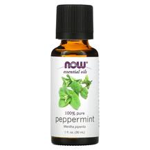 Ефірна олія Pure Essential Oil Peppermint NOW Foods