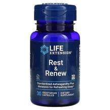 Life Extension, Поддержка здорового сна, Rest & Renew, 30 ...