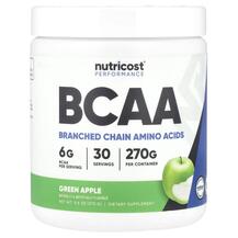 Performance BCAA Green Apple БЦАА Nutricost 270 г