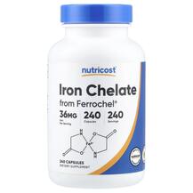 Iron Chelate From Ferrochel 36 mg Железо Nutricost Iron Chelate From Ferrochel 36 mg Железо Nutricost
