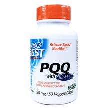 Doctor's Best, Пирролохинолинхинон 20 мг, PQQ with BioPQQ, 30 ...