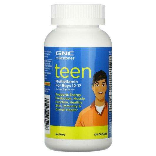Основное фото товара GNC, Мультивитамины, Milestones Teen Multivitamin For Boys 12-...