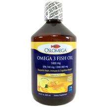 Oslomega, Omega 3 Fish Oil 1400 mg, Риб'ячий жир Омега-3, 500 мл