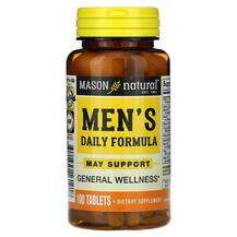 Mason, Мультивитамины, Men's Daily Formula, 100 таблеток