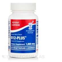 Витамин B12, B12-Plus Natural Berry Flavor 1000 mcg, 30 Vegeta...