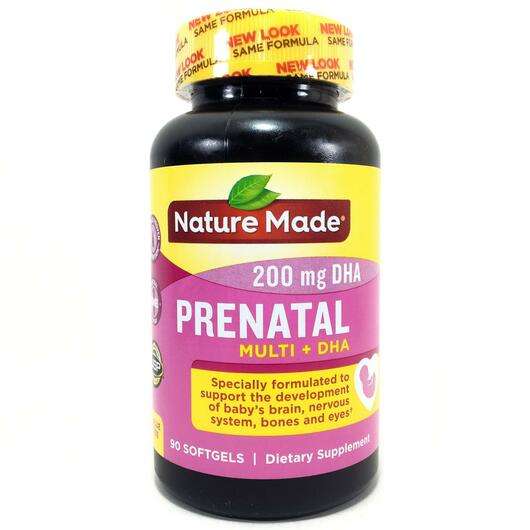 Основне фото товара Nature Made, Prenatal Multi + DHA, Пренатальні вітаміни з ДГК,...