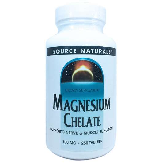 Magnesium Chelate 100 mg 250, Магній Хелат 100 мг, 250 таблеток