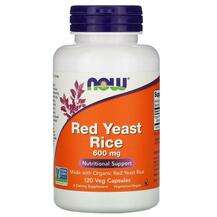 Now, Red Yeast Rice 600 mg, 120 Veggie Caps