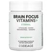 Фото товара CodeAge, Поддержка мозга, Brain Focus Vitamins+, 60 капсул