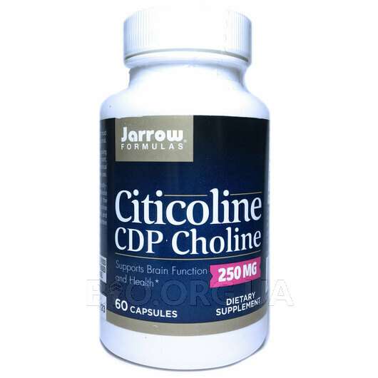 CDP Choline 250 mg, CDP Холин 250 мг, 60 капсул