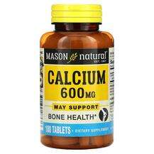 Mason, Кальций, Calcium 600 mg, 100 таблеток