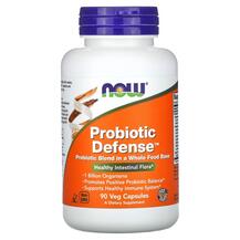 Probiotic Defense Пробиотики NOW 90 капсул