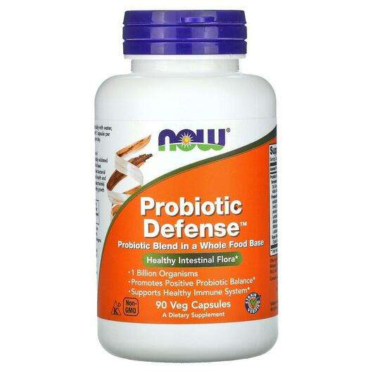 Основное фото товара Now, Пробиотики, Probiotic Defense, 90 капсул
