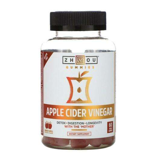 Основне фото товара Zhou Nutrition, Apple Cider Vinegar Harvest Apple, Яблучний оц...