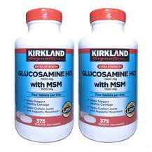 Kirkland Signature, Глюкозамин с МСМ, Glucosamine HCL with MSM...