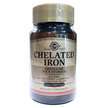 Solgar, Хелатное железо, Chelated Iron, 100 таблеток