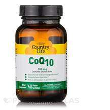 Country Life, CoQ10 100 mg, Коензим Q10, 60 капсул
