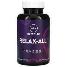 MRM Nutrition, Relax-All, Заспокійливий засіб, 60 капсул