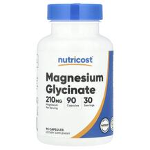 Magnesium Glycinate 210 mg Магний Глицинат Nutricost Magnesium Glycinate 210 mg Магний Глицинат Nutricost