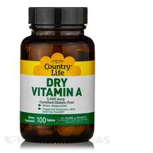 Dry Vitamin A 3000 mcg Витамин А Ретинол Country