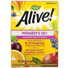 Мультивитамины для женщин 50+, Alive! Women's 50+ Complet...