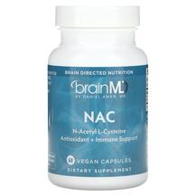 N-ацетилцистеїн NAC 600 mg BrainMD 60 капсул