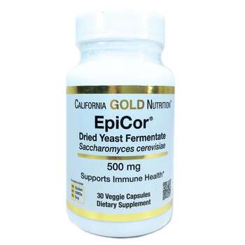 Купить EpiCor Dried Yeast Fermentate 500 mg 30 Veggie Capsules