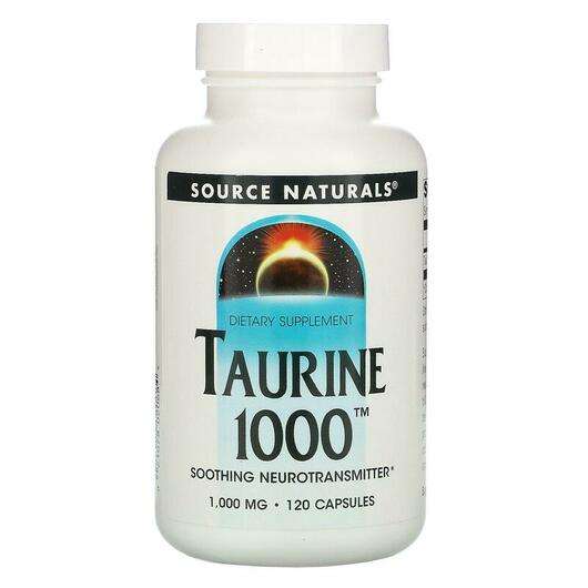 Taurine 1000 1000 mg 120, L-Таурин 1000 мг, 120 капсул
