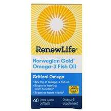 Renew Life, Омега 3, Critical Omega Ultra-Concentrated Natural...