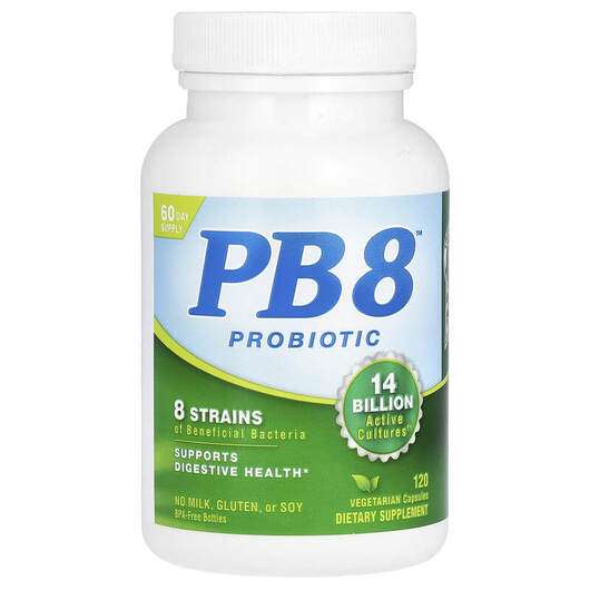 Основное фото товара Nutrition Now, Бифидобактерии, PB8 With Lactobacillus & Bi...