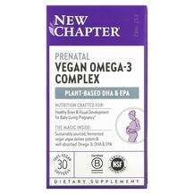 New Chapter, Омега для беременных, Prenatal Vegan Omega-3 Comp...