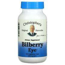 Christopher's Original Formulas, Bilberry Eye 450 mg, 100 Vegg...
