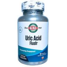 KAL, Uric Acid Flush, Очищення від сечової кислоти, 60 капсул